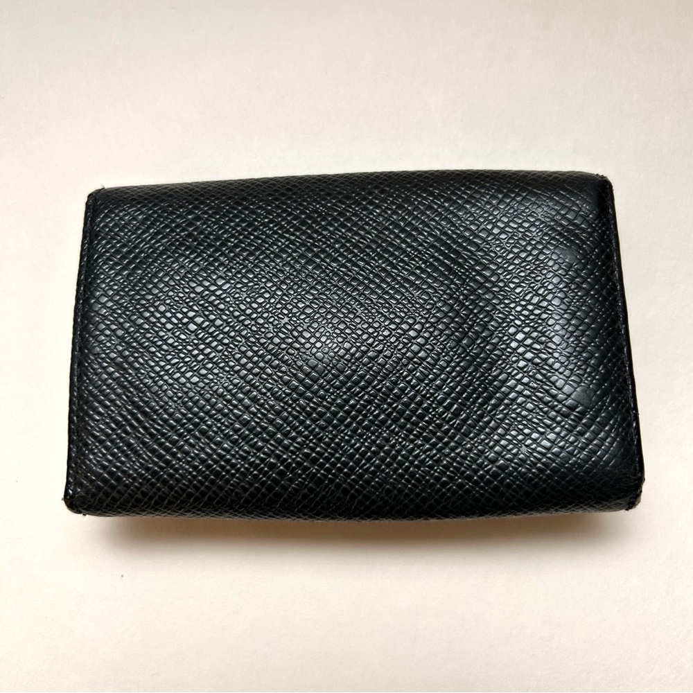 Louis Vuitton Multiclés 6 Key Holder Wallet in Black Taiga Leather EUC Authentic - Picture 7 of 12